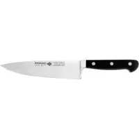 Eikaso Solingen 21 cm Koksmes met Stijf Lemmet - Gastro Serie - Zwart