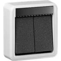 Gira serieschak 10535 waterd opb grijs