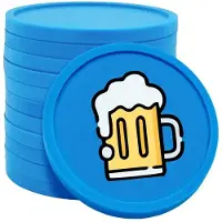 Combicraft Biermunten / Consumptiemunten blauw - Ø29mm enkelzijdig bedrukt - 100 stuks