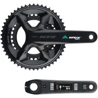 Inpeak Twin2 105 Fc-r7100 Crankstel Met Vermogensmeter