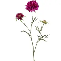 Emerald - Kunstbloem Duifkruid 77cm paars - Kunstplant voor binnen