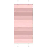 vidaXL Plissé rolgordijn 60x100 cm stofbreedte 59,4 cm polyester roze