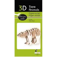 Fridolin 3D papier model - Ijsbeer.