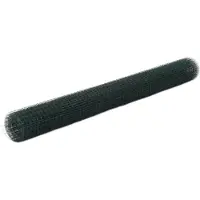 vidaXL Stalen draadhek met PVC-coating, 10x1,5 meter, groen