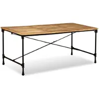 vidaXL Eettafel 180 cm massief mangohout