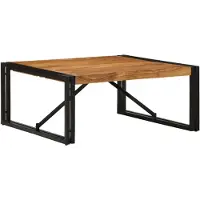vidaXL Salontafel 80x80x35 cm massief acaciahout