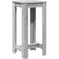 vidaXL Barkruk, grijs, Sonoma-stijl, 51x50x103,5 cm, houtvezel