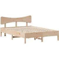 vidaXL Bedframe zonder matras massief grenenhout 120x200 cm