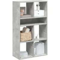 vidaXL Boekenkast 66x31x112 cm bewerkt hout betongrijs