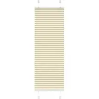 vidaXL Plissé rolgordijn 50x150 cm stofbreedte 49,4 cm polyester crème