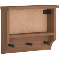 vidaXL Wandkapstok SANDNES 45x12x35 cm massief grenenhout