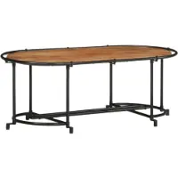 vidaXL Salontafel 110x55x40 cm massief acaciahout