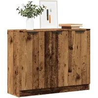 vidaXL Dressoir 90,5x30x70 cm bewerkt hout oud houtkleurig