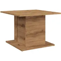 vidaXL Salontafel 55,5x55,5x40 cm bewerkt hout artisanaal eikenkleur
