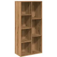 vidaXL Boekenkast 50x25x104 cm artisanaal eikenkleur