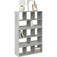 vidaXL Boekenkast 100x33x156,5 cm bewerkt hout betongrijs