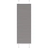 vidaXL Plissé rolgordijn 45x100 cm stofbreedte 44,4 cm antraciet