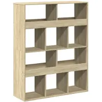 vidaXL kamerscherm 100x33x125,5 cm bewerkt hout sonoma eikenkleurig