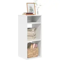 vidaXL Boekenkast 34x31x80 cm bewerkt hout wit