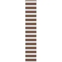 vidaXL Dubbele rolgordijn, bruin, 40x230 cm, stofbreedte 35,9 cm, polyester