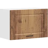 vidaXL Keukenbovenkast Porto bewerkt hout oud houtkleurig