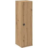 vidaXL Badkamerkast met rolhouder 20,5x22x72 cm artisanaal eikenkleur