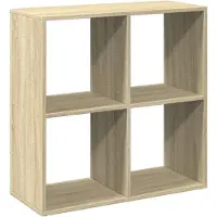 vidaXL Kamerscherm / boekenkast 69,5x29x69,5 cm hout sonoma eikenkleur