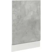 vidaXL Vaatwasserpaneel Lyon 45x3x67 cm betongrijs