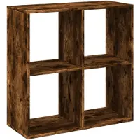 vidaXL Kamerscherm / boekenkast 69,5x29x69,5 cm hout gerookt eiken