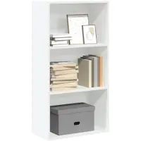 vidaXL Boekenkast 60x30x114 cm bewerkt hout wit