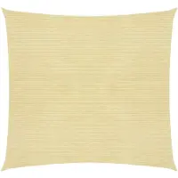 vidaXL Zonnezeil 160 g/m² 4,5x4,5 m HDPE beige