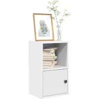 vidaXL Boekenkast 31x24x52 cm bewerkt hout wit