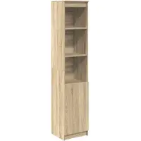 vidaXL Highboard 37,5x35x180 cm spaanplaat sonoma eikenkleurig