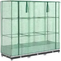 vidaXL Plantenbak verhoogd met kashoes 120x40x123 cm rattanlook