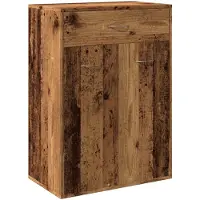 vidaXL Schoenenkast 60x35x84 cm bewerkt hout oud houtkleurig