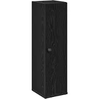 vidaXL Badkamerkast met rolhouder 20,5x22x72 cm zwart