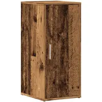 vidaXL Schoenenkast 32x35x70 cm bewerkt hout oud houtkleurig