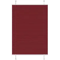 vidaXL Plissé rolgordijn 95x150 cm stofbreedte 94,4 cm bordeauxrood