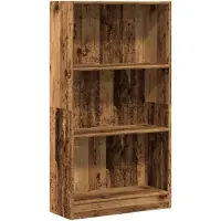 vidaXL Boekenkast 60x24x109 cm bewerkt hout oud houtkleurig