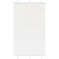 vidaXL Plissé rolgordijn 120x200 cm stofbreedte 119,4cm polyester wit