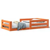 vidaXL Bedframe zonder matras massief grenenhout wasbruin 80x200 cm