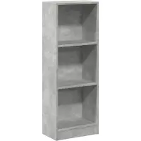 vidaXL Boekenkast 40x24x109 cm bewerkt hout betongrijs