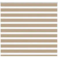 vidaXL Zebra Blind 160x100 cm stofbreedte 155,9 cm polyester zandbruin