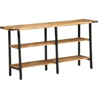 vidaXL Wandtafel 140x35x70 cm massief mangohout