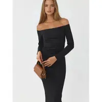 Busem Off-Shoulder Bodycon Maxi Jurk