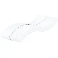 vidaXL Schuimmatras hardheid H2 H3 80x210 cm wit