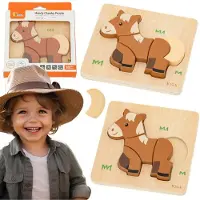 Vigatoys Viga Houten Puzzel - Mijn vriend het paard