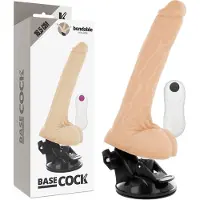 BaseCock | Realistic Bendable Remote Control Flesh 18.5 Cm