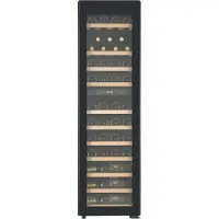 CaveCool Wijnkoelkast Raw Quartz - 44 flessen - 2 temperatuurzones - zwart