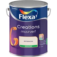 Flexa - Creations Muurverf Extra Mat - Wit Rabarber - Mengverf - 5 L